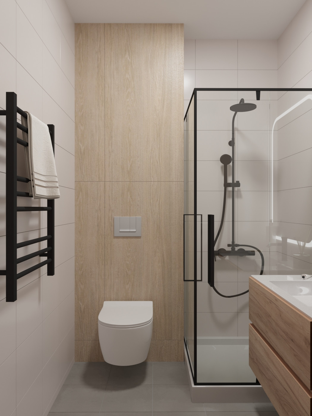 Обложка проекта: Квартира-студия 25 м² под сдачу в аренду на ул. Крымская