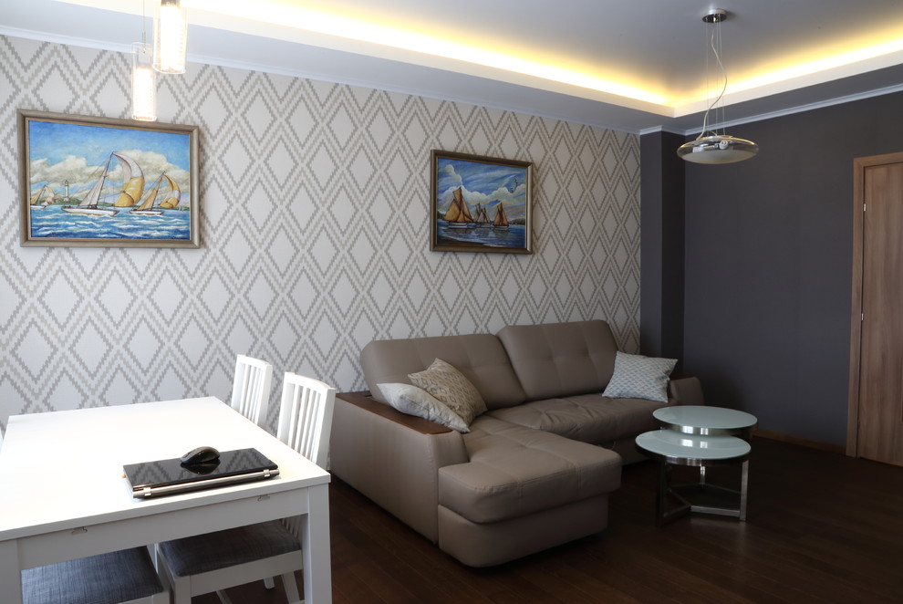 Квартира в ЖК Новый Оккервиль. Гостиная.