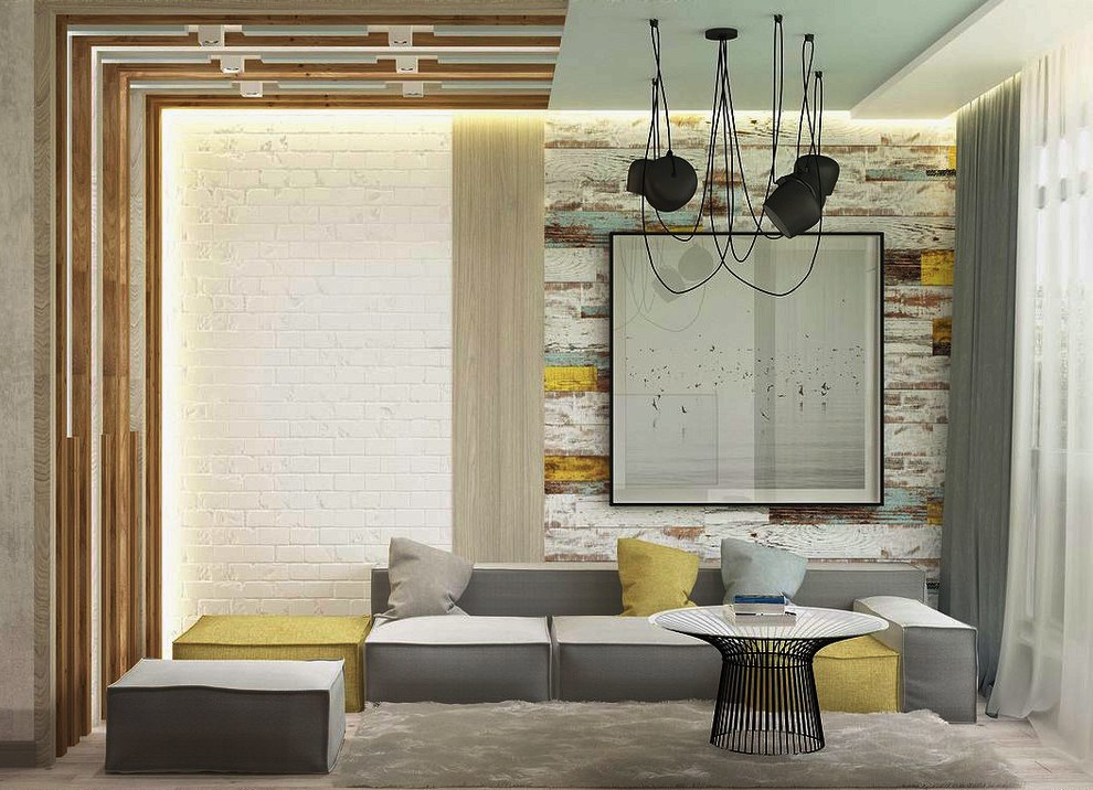 Обложка проекта: Гостиная таунхауса на Лесной Поляне