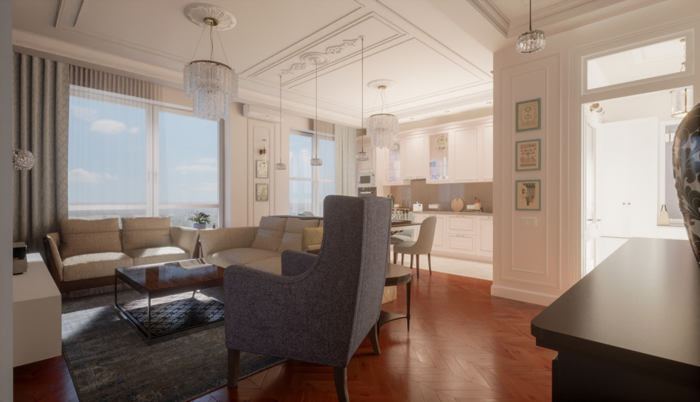 Обложка проекта: Квартира в ЖК Сердце столицы