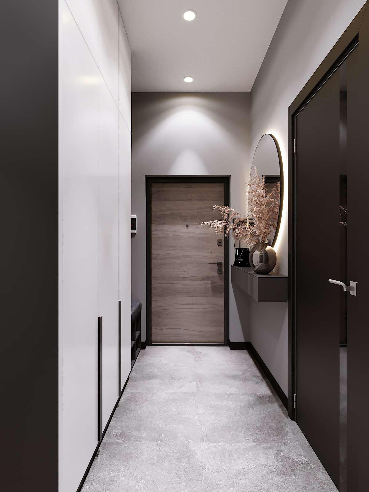 Дизайн-проект  квартира в ЖК «Живописный» 56 м²