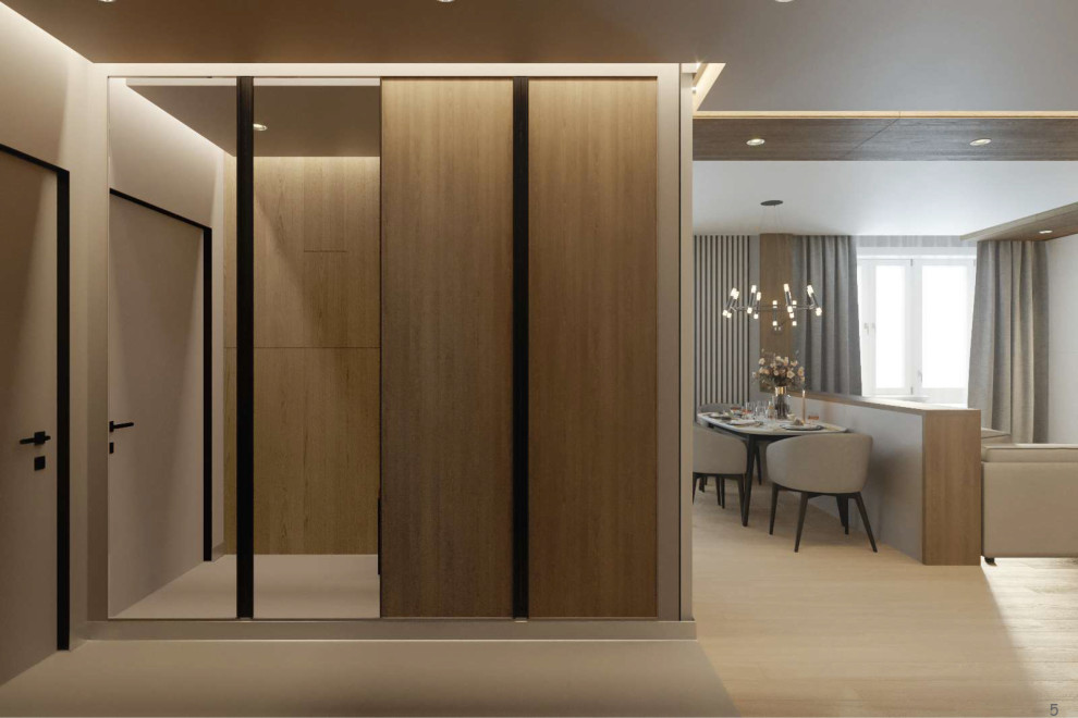 кухня-гостиная в квартире 60 метров