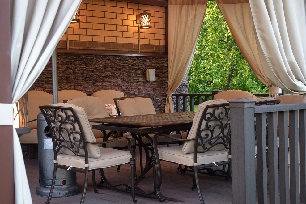 Уличные шторы на веранду