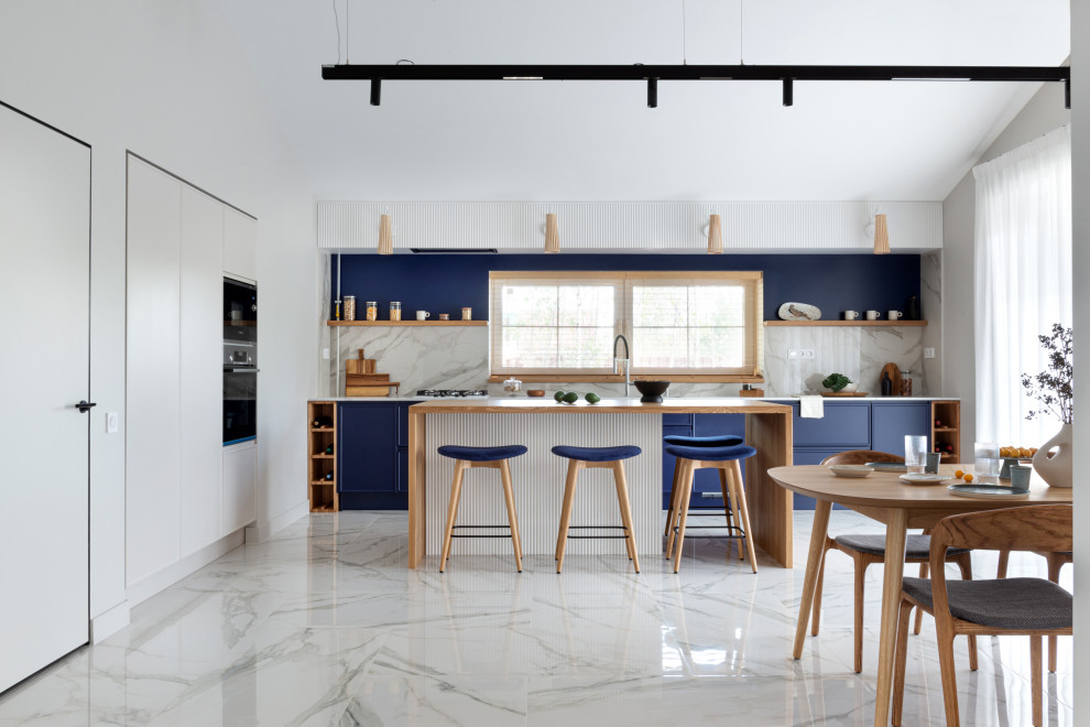 Загородный дом в оттенках моря и солнца