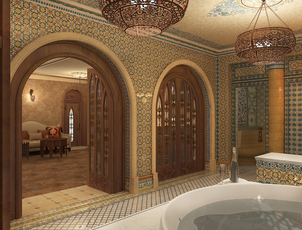 Домашняя SPA зона, совмещенная с домашним кинотеатром