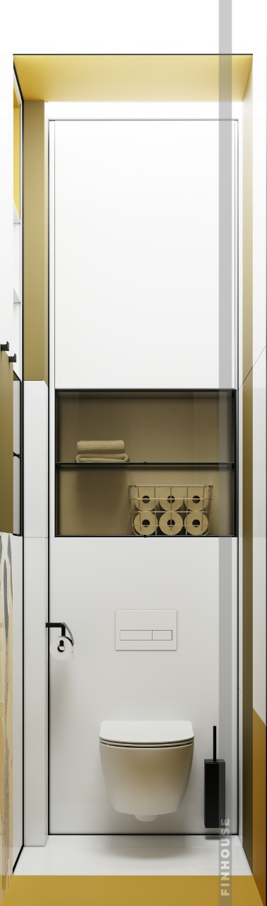 Проект двухкомнатной квартиры (57 м²) в Санкт-Петербурге