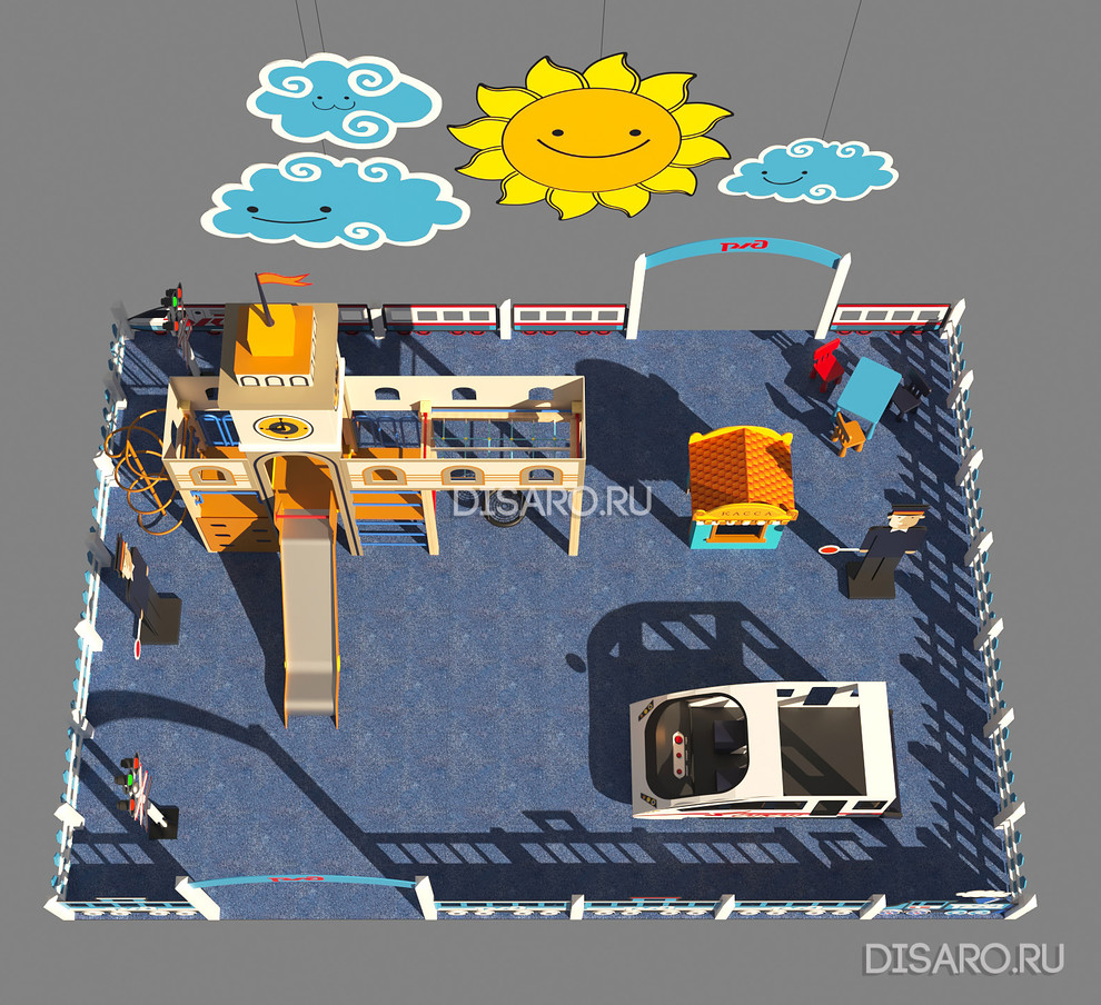 Детская площадка для ООО РЖД