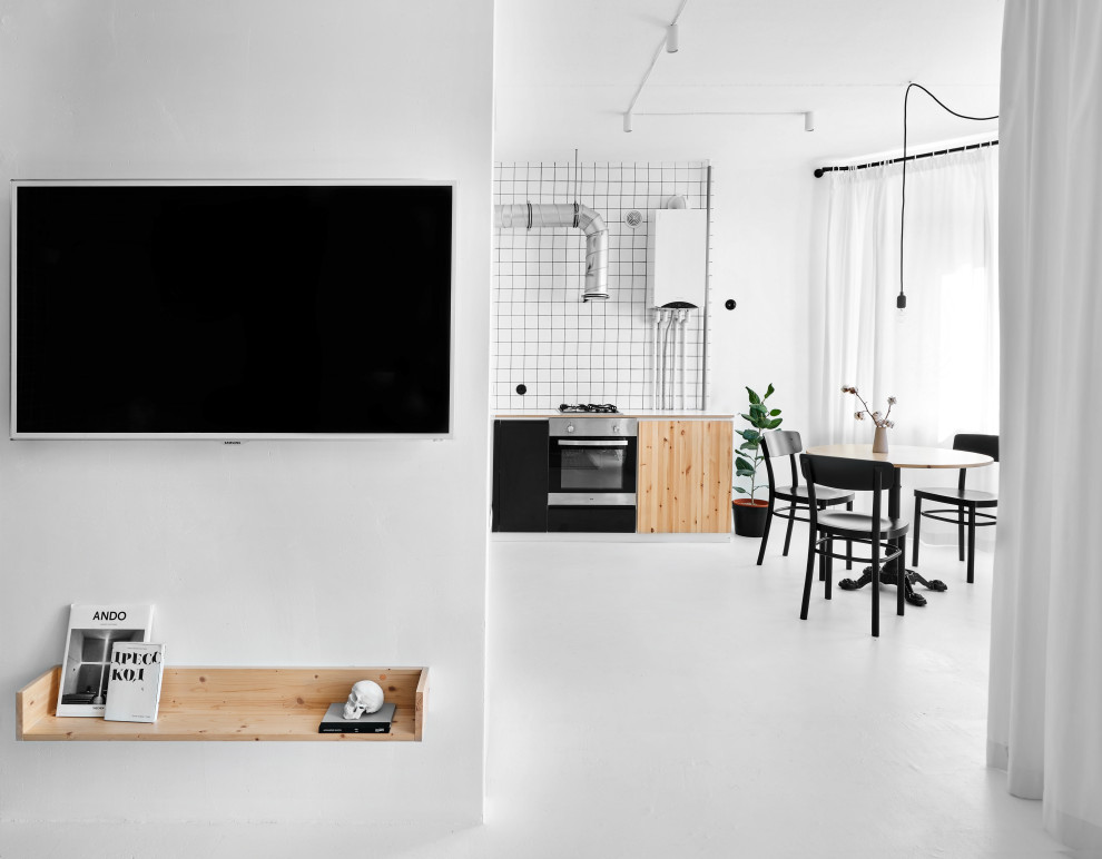 Houzz тур: Ремонт за 500 тыс. — квартира в Калининграде