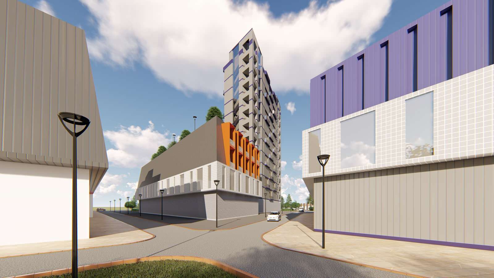 Проект комплекса зданий областной клинической больницы в Смоленской области