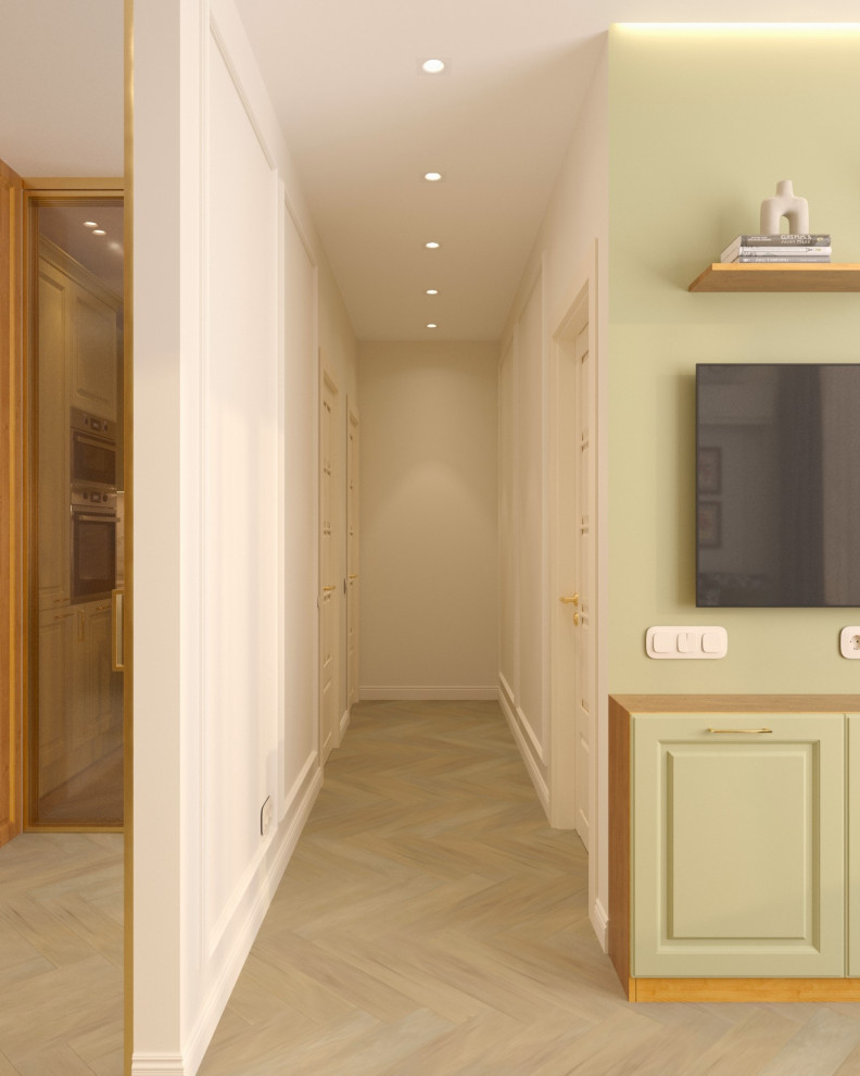 Дизайн проект - уютный и элегантный интерьер в мягких пастельных тонах