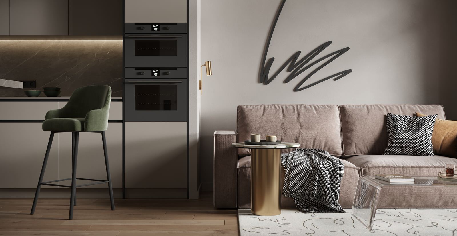 Небольшая квартира в г. Сочи "Место под соснами".