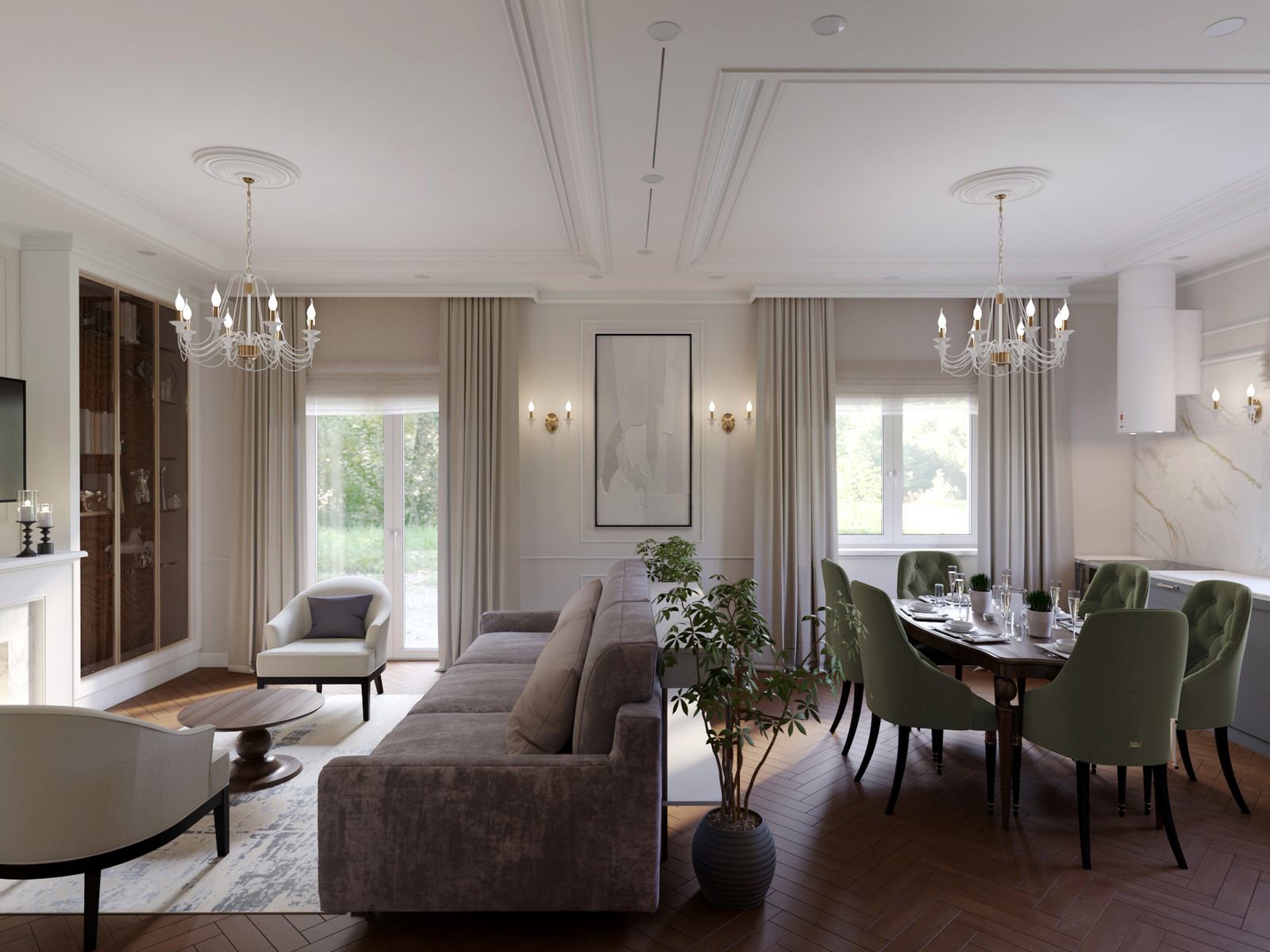 частный дом в поселке Династия