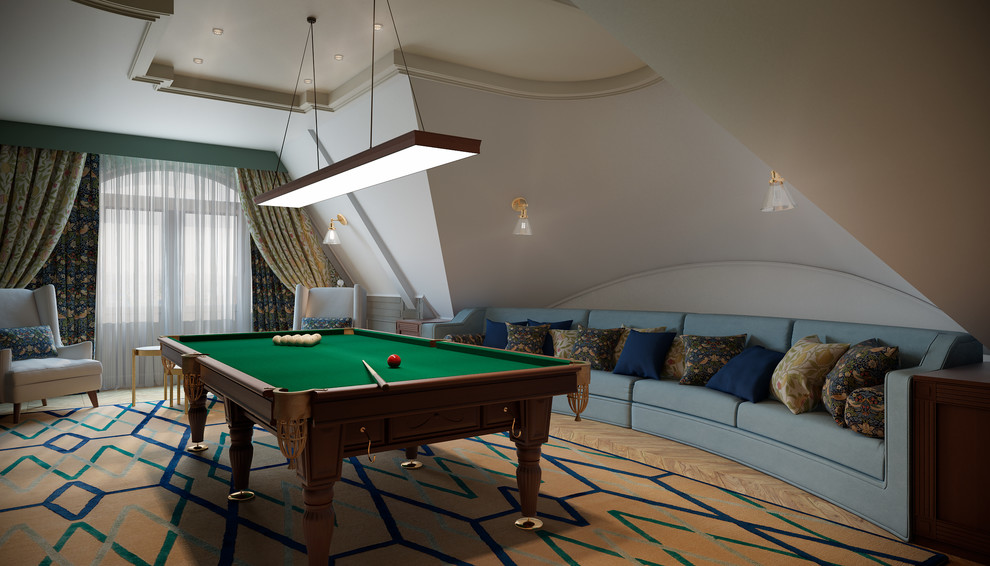 Коттедж в Подмосковье, бильядная