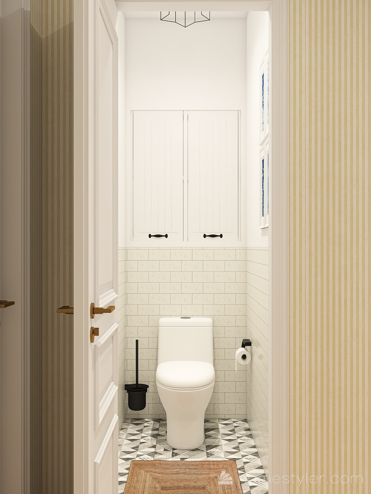 Обложка проекта: Санузел в средиземноморском стиле