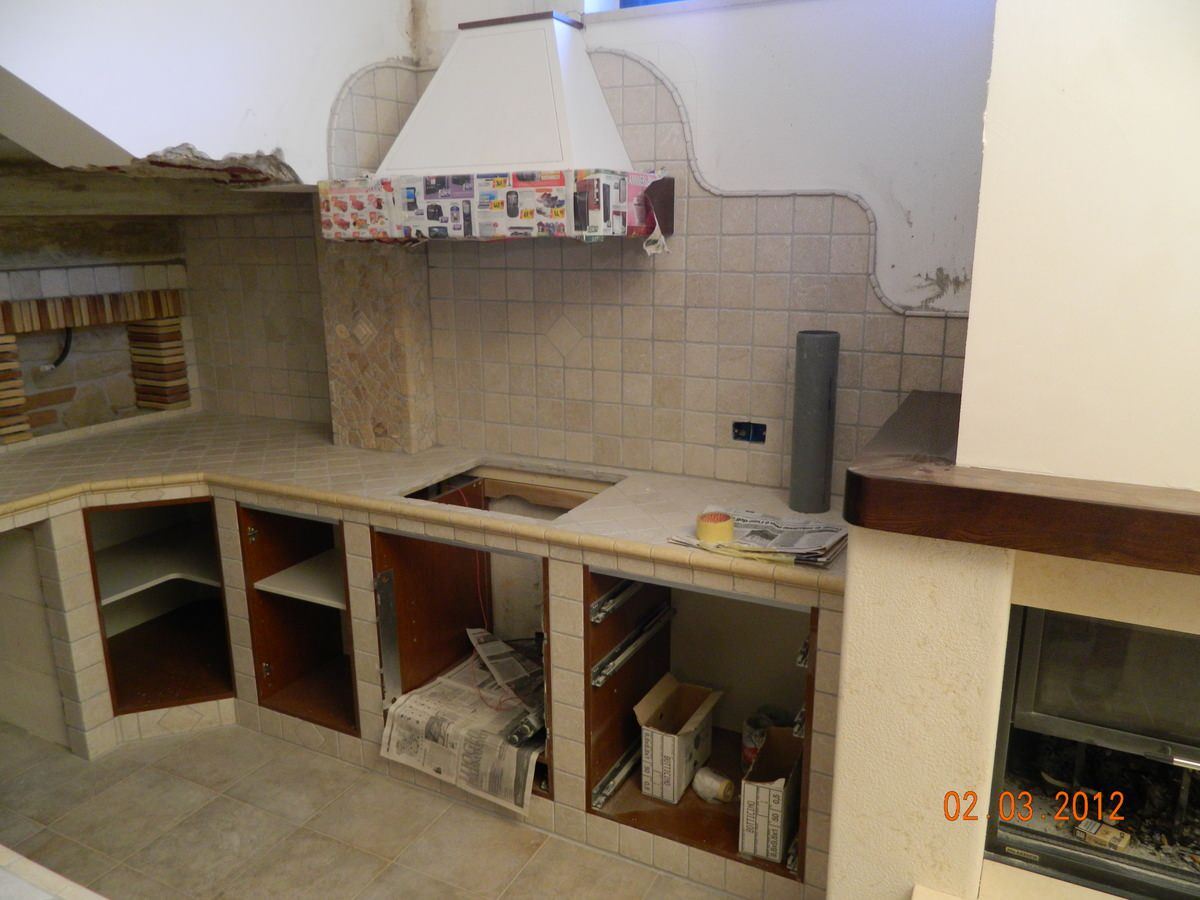 кухня в стиле рустика