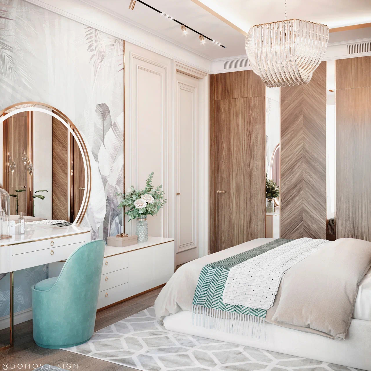 Обложка проекта: ЖК Red Side. Квартира в нежных оттенках 80 кв.м