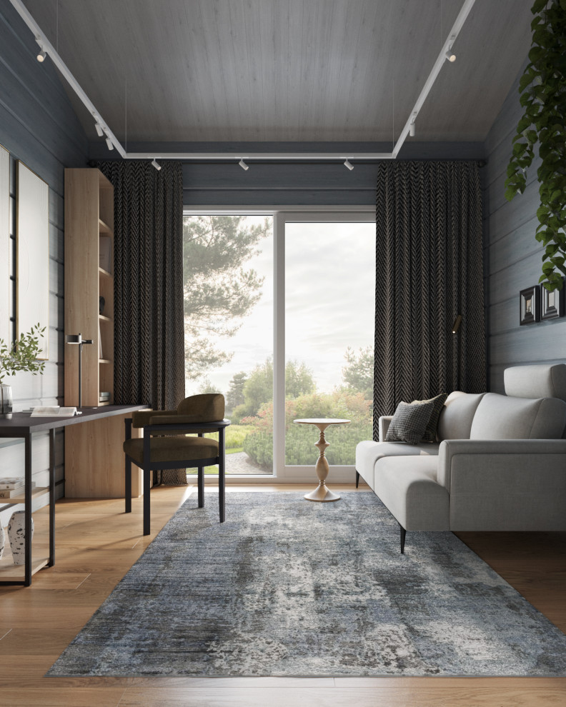 Загородный дом из клееного бруса.