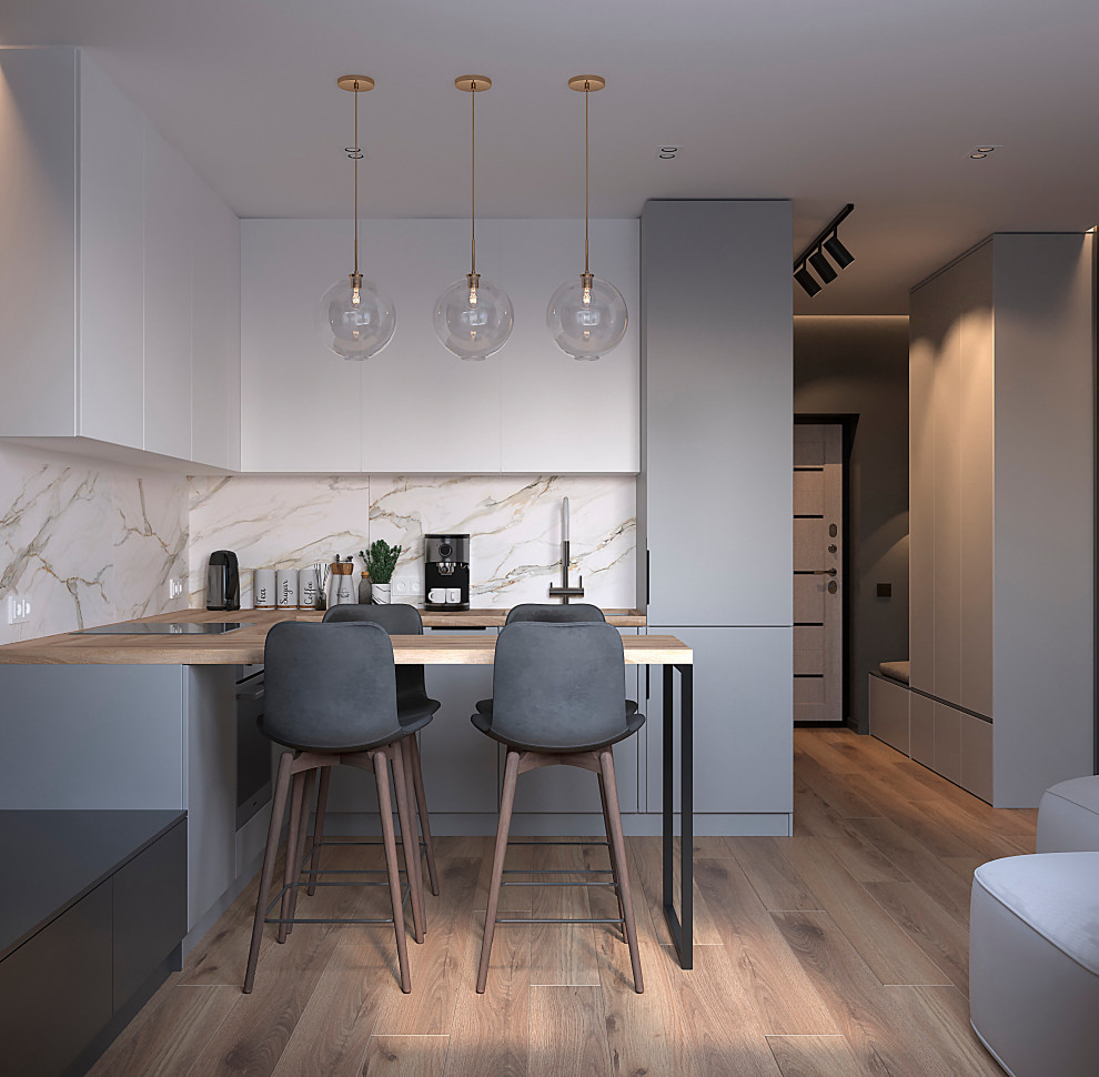 Кухня-гостиная, прихожая