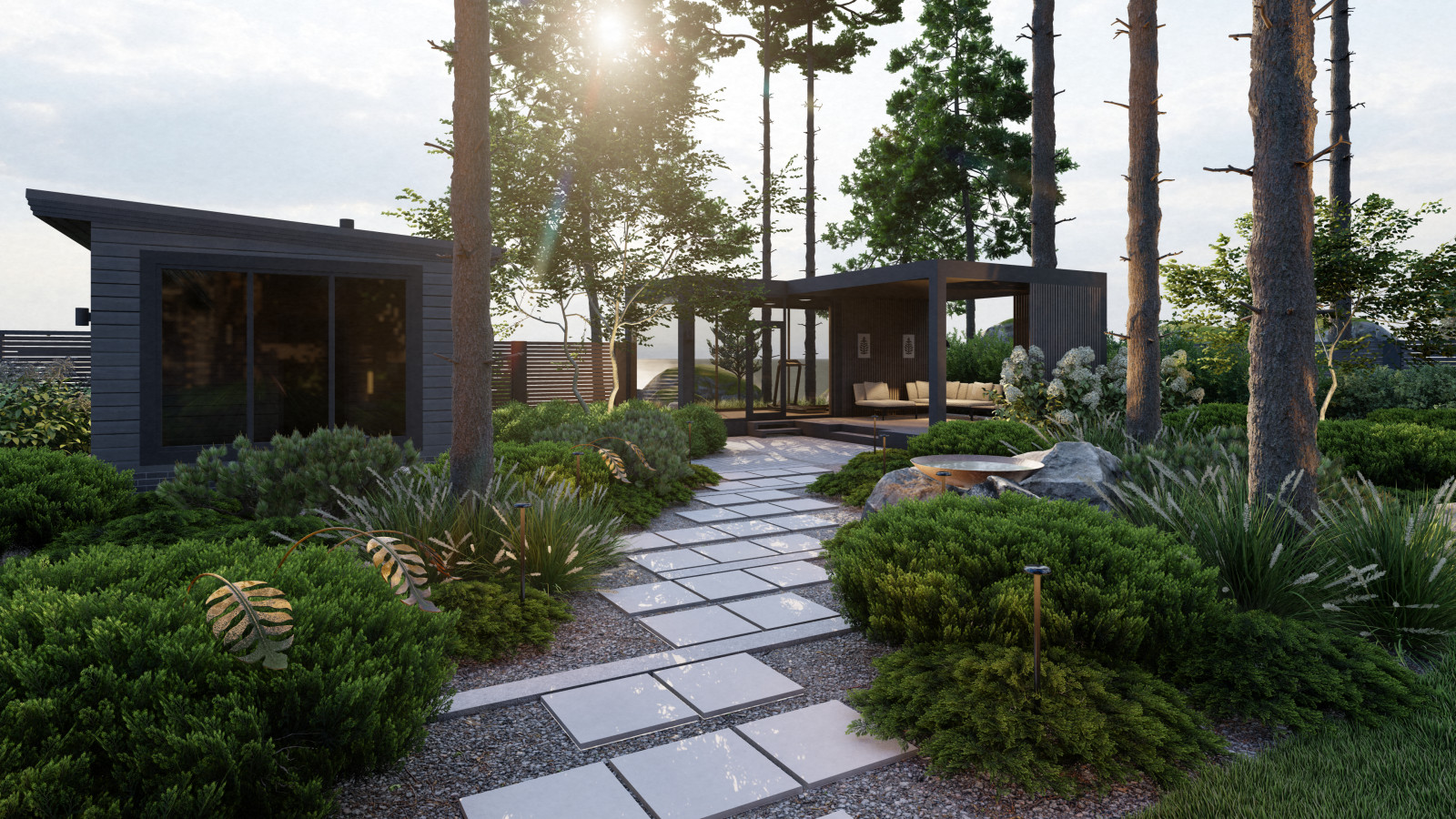 TALO проект благоустройства частной территории