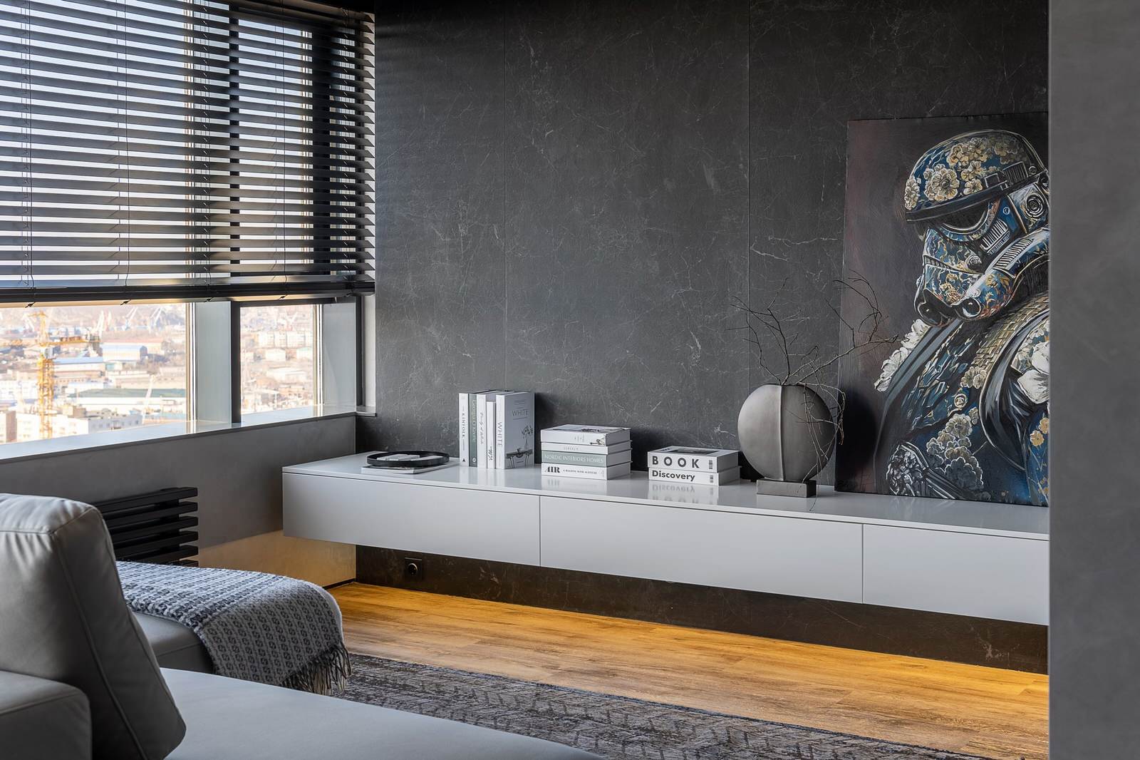 Реализованный дизайн проект квартиры в ЖК "Эко Сити"