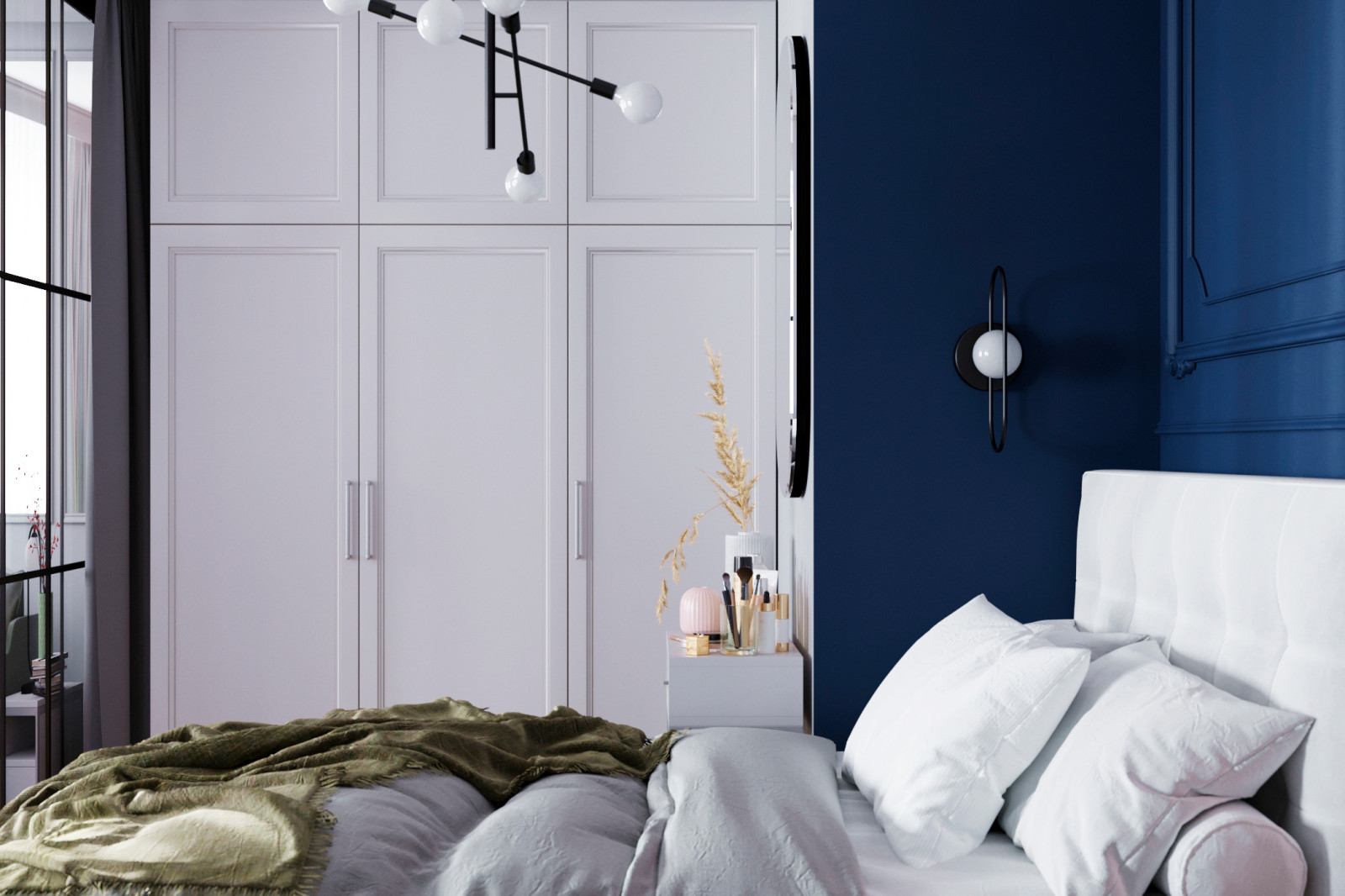 Квартира со стеклянной стеной.