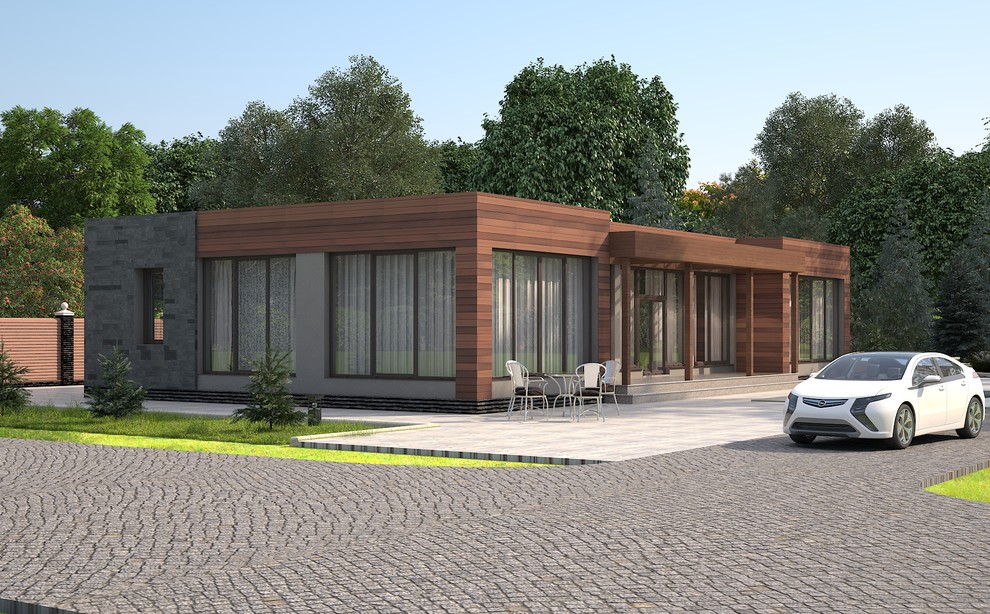 Дом в стиле Райт