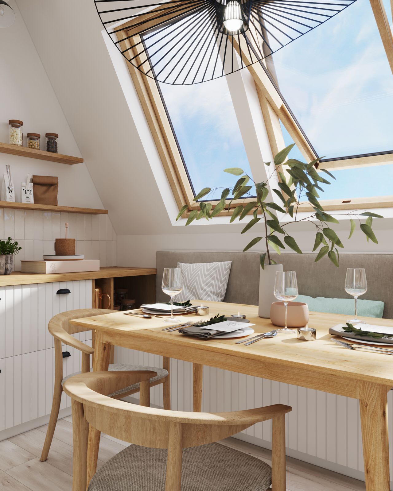 Квартира на берегу озера для молодой семьи