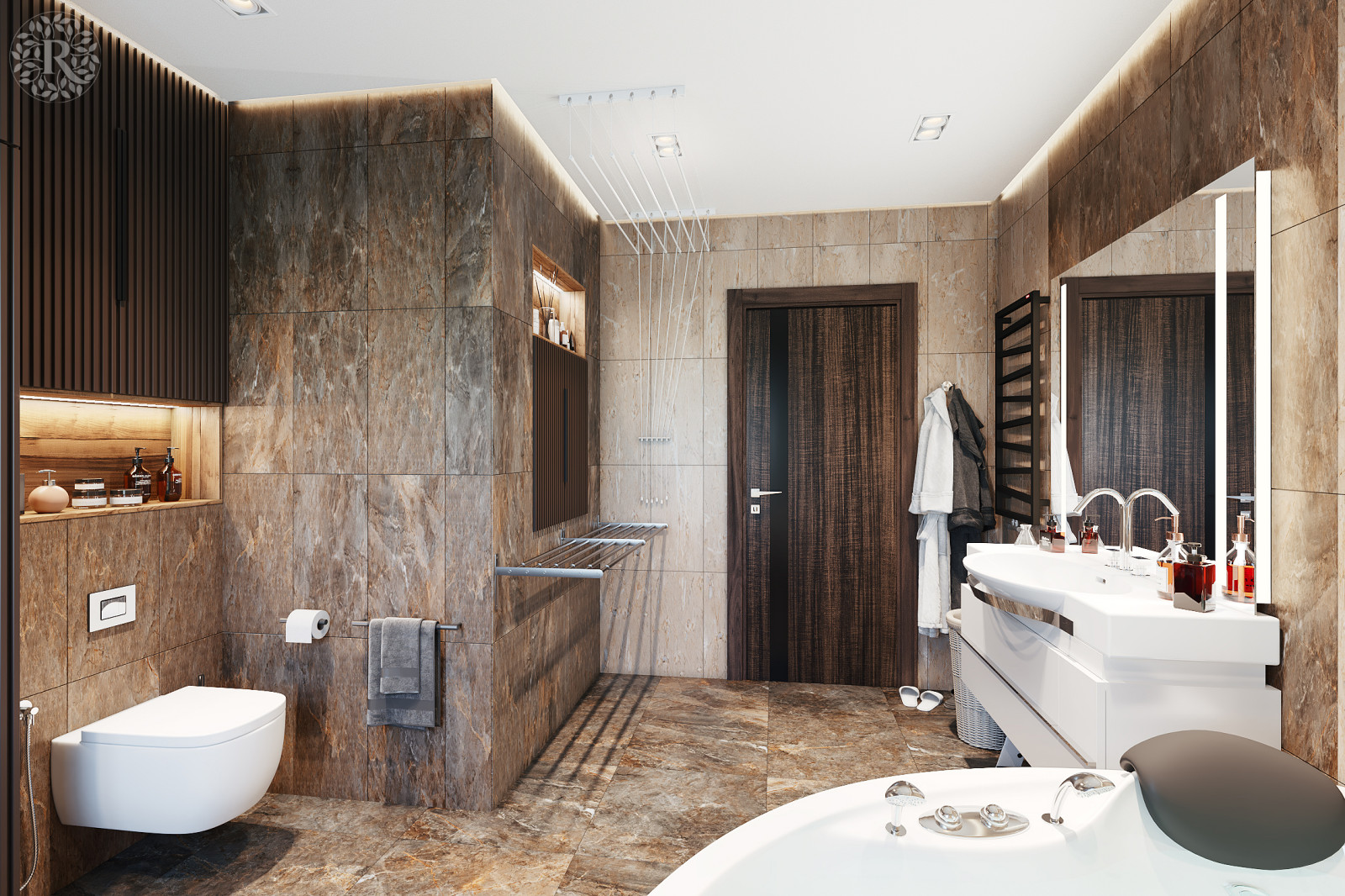 Обложка проекта: Ванная комната в частном доме в Вологде