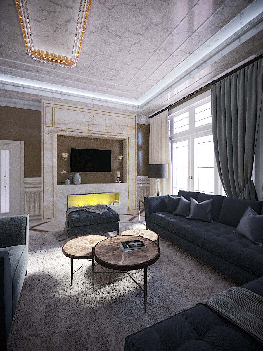 Дизайн-проект гостиной