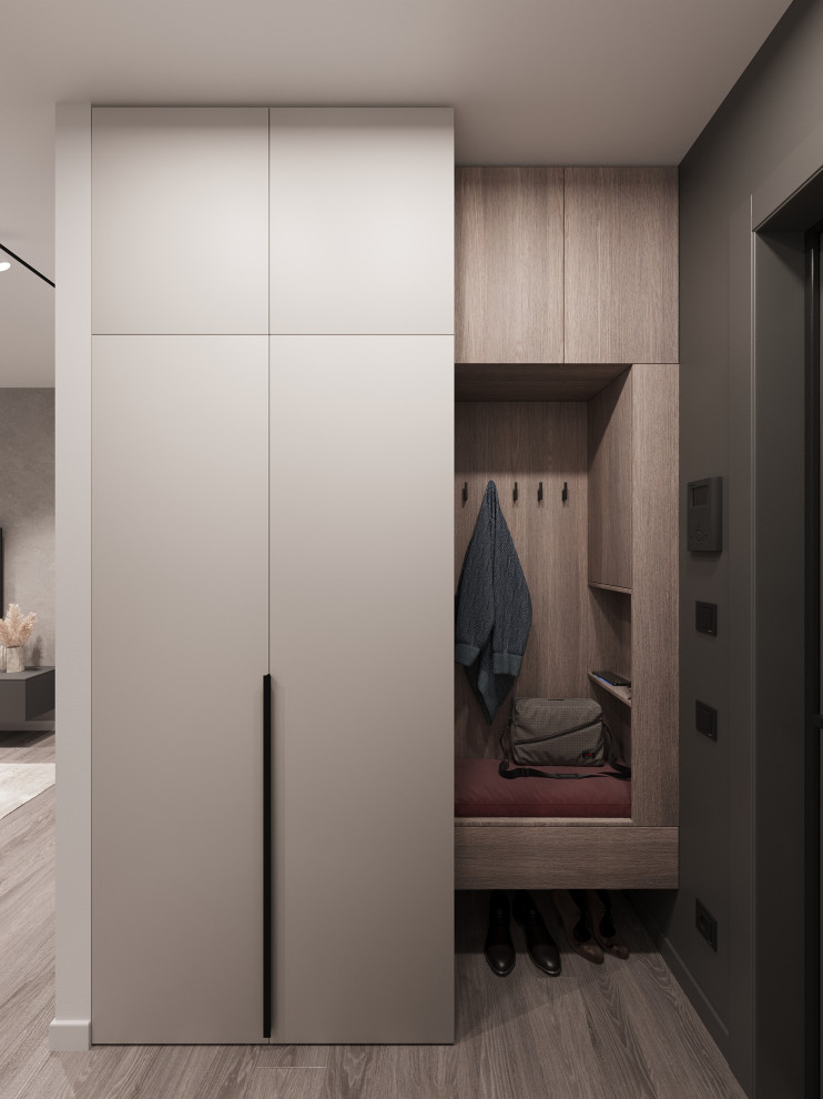 Дизайн-проект 2-х комнатной квартиры в сдержанном стиле