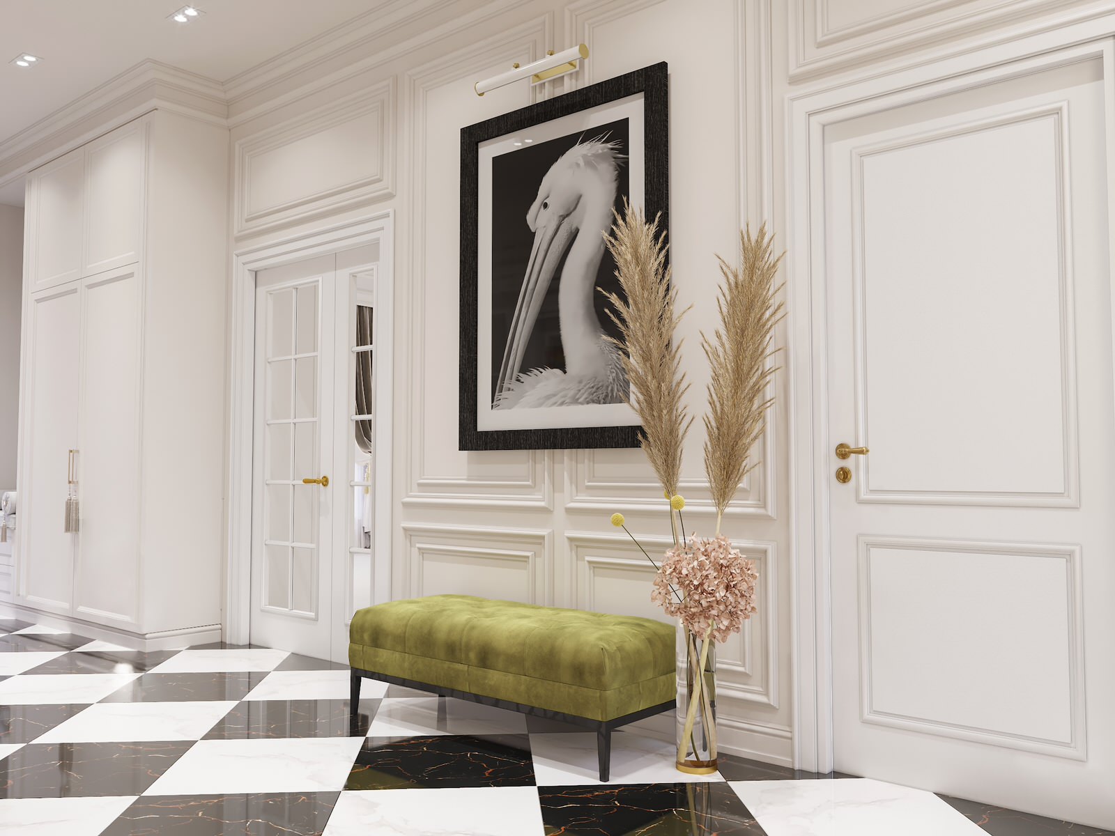 Жилой дом. Дизайн интерьера 1 этажа