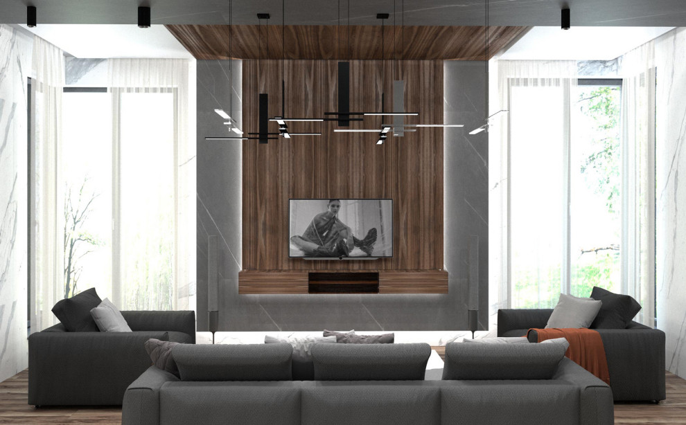 Il soggiorno in stile moderno minimalismo.