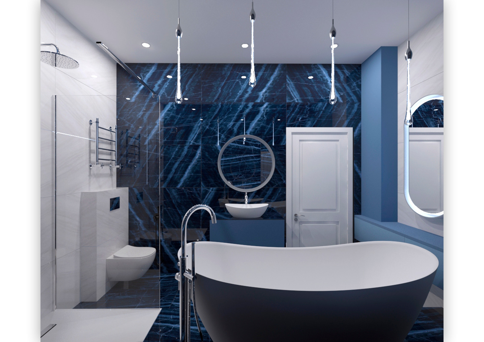 Ванные комнаты.