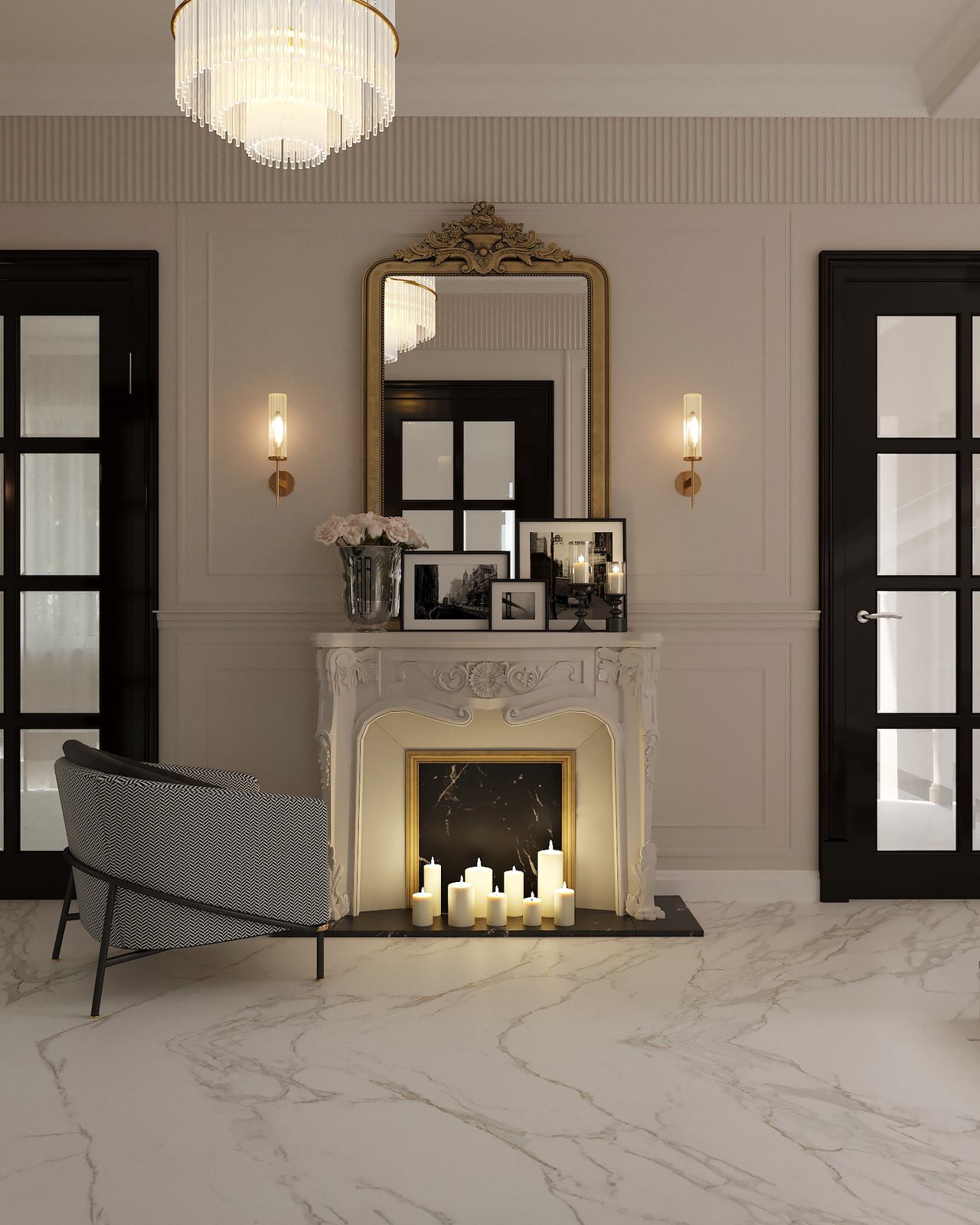 Интерьер холла в городе Нижнекамск