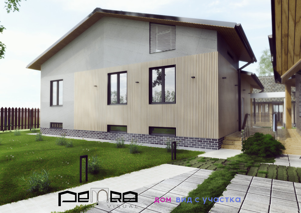 Проект индивидуальной застройки участка для ИЖС