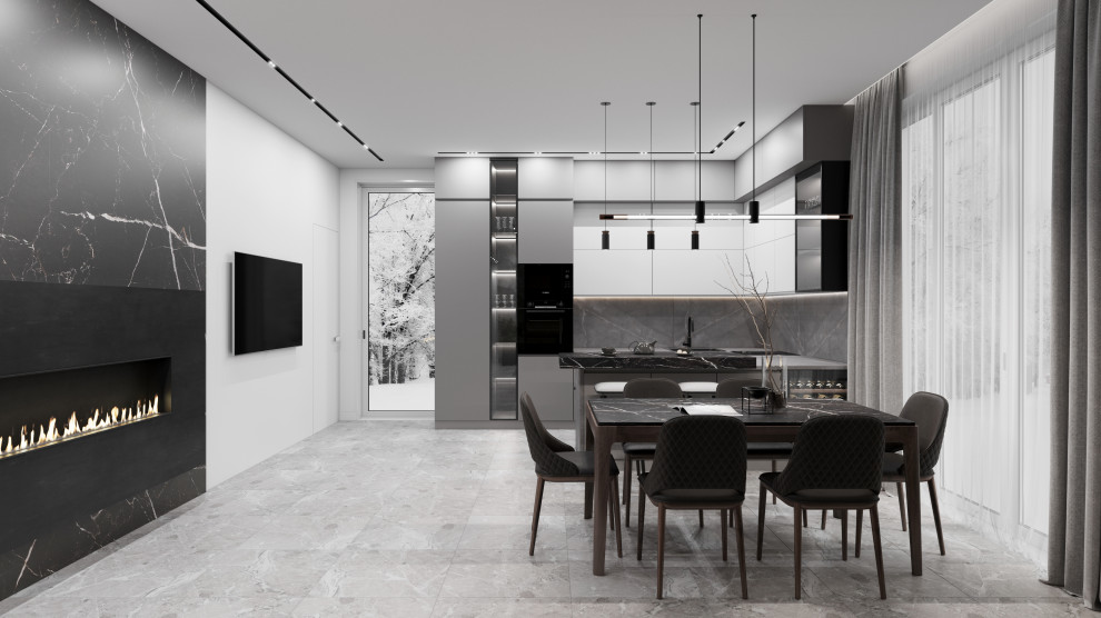 Коттедж в стиле современного минимализма