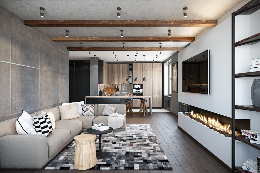 Квартира 67 кв.м. в современном стиле в ЖК Савеловский Сити