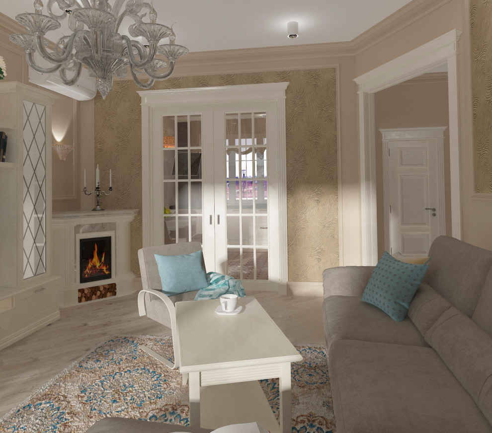 Обложка проекта: проект таунхауса гостиная