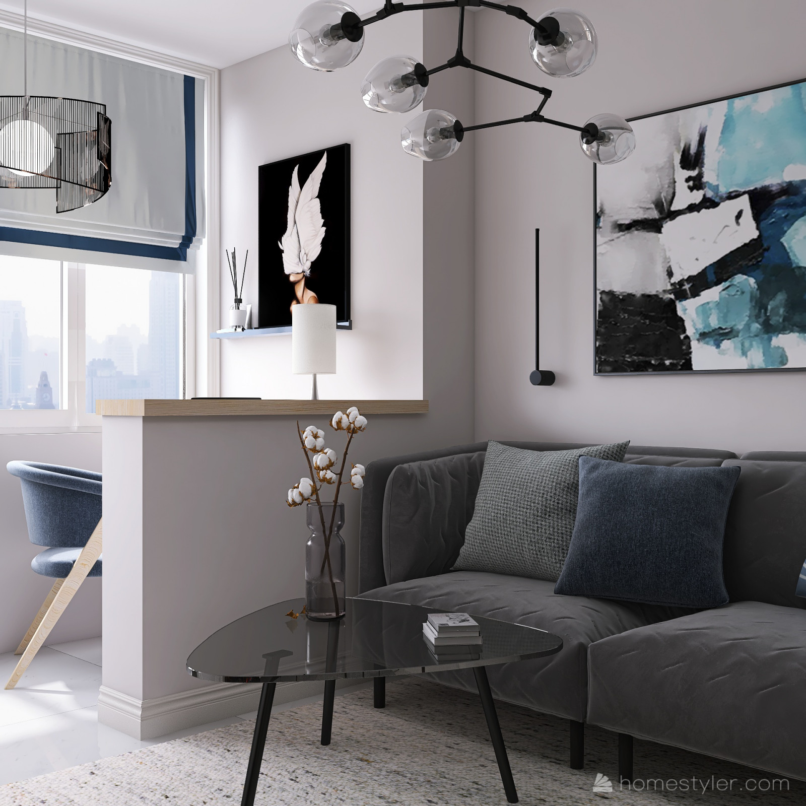 Проект 2-х комнатной квартиры ЖК "Ты и Я"