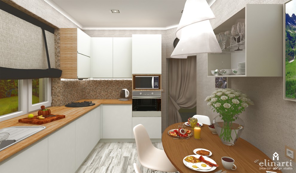 Кухня "Закругление"