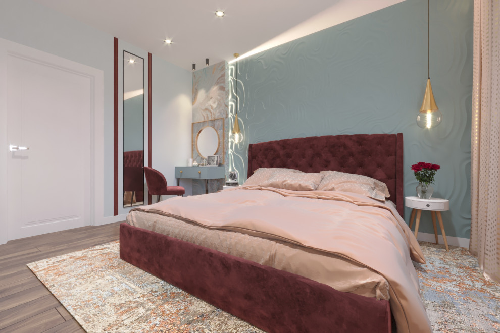 Дизайн-проект интерьера трехкомнатной квартиры.