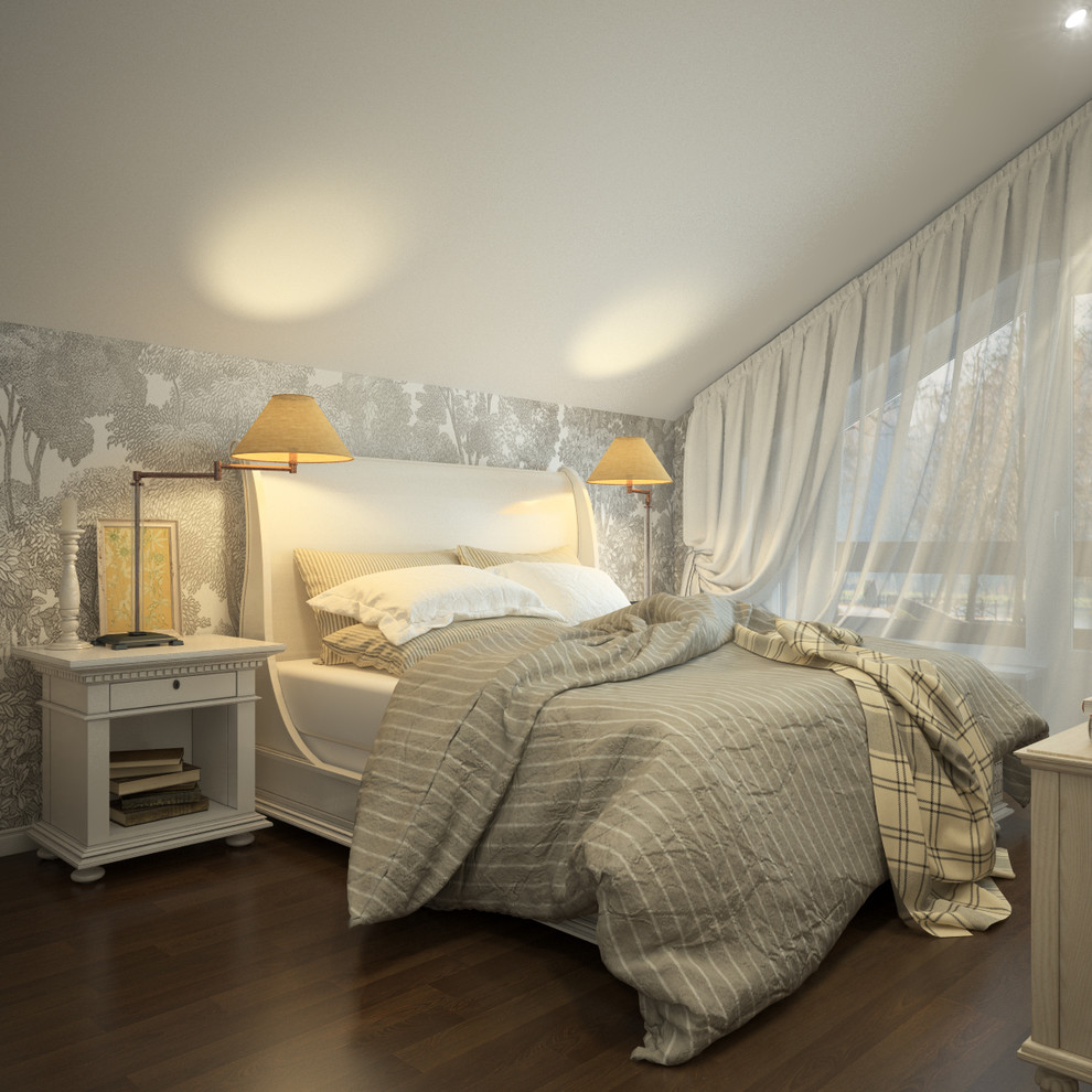 Спальня в английском колониальном стиле