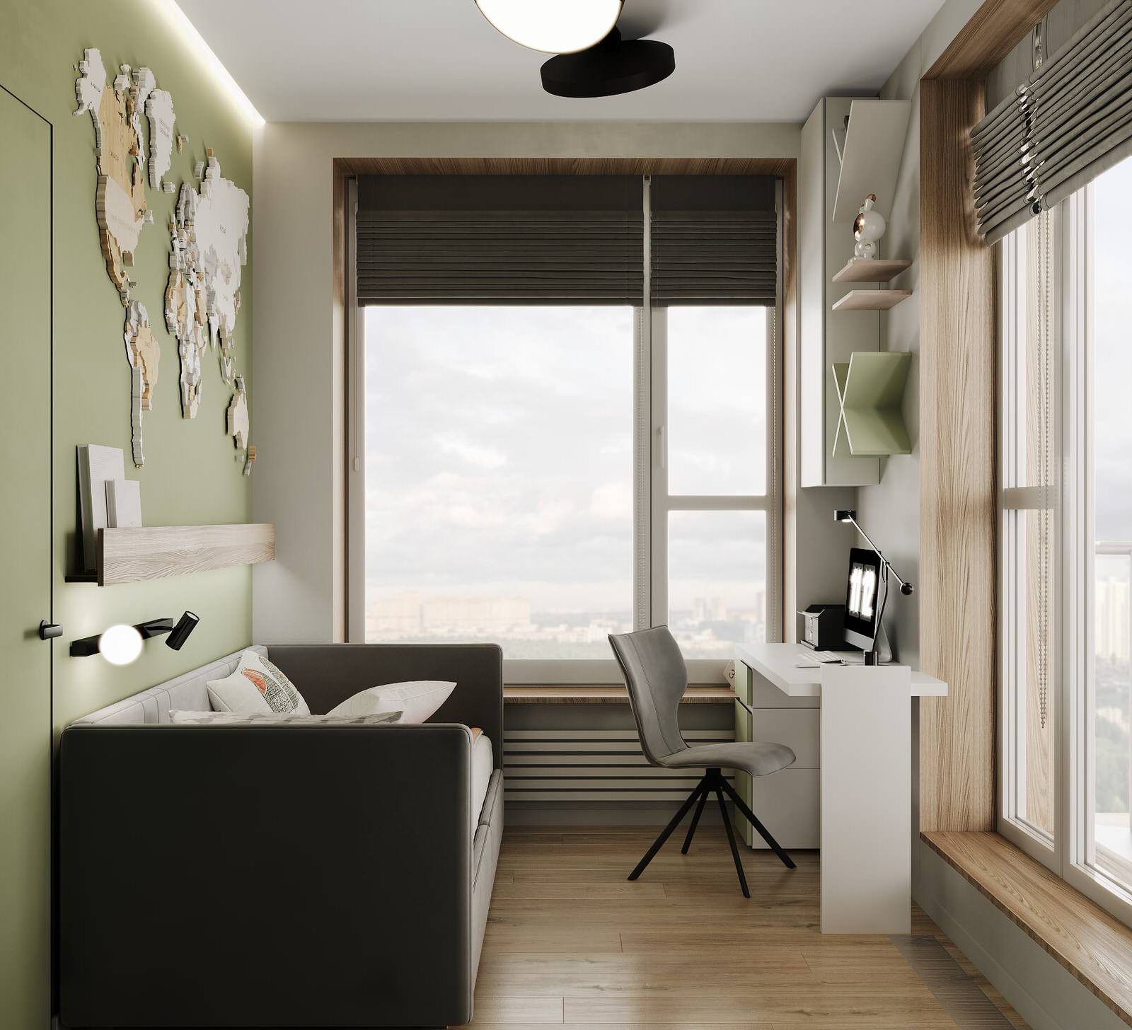 90 квадратов для семьи из пяти человек