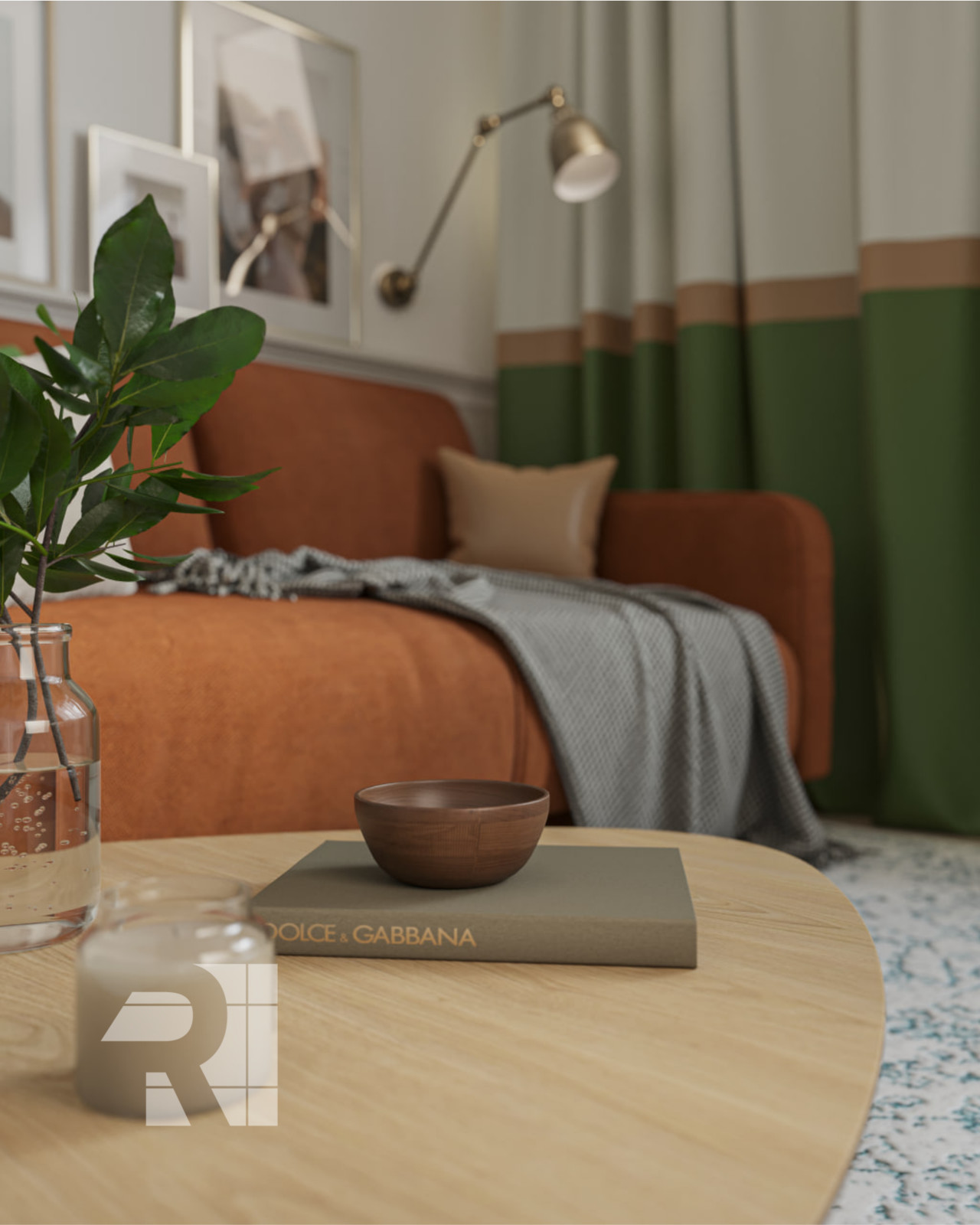 Двухкомнатная квартира в стиле прованс