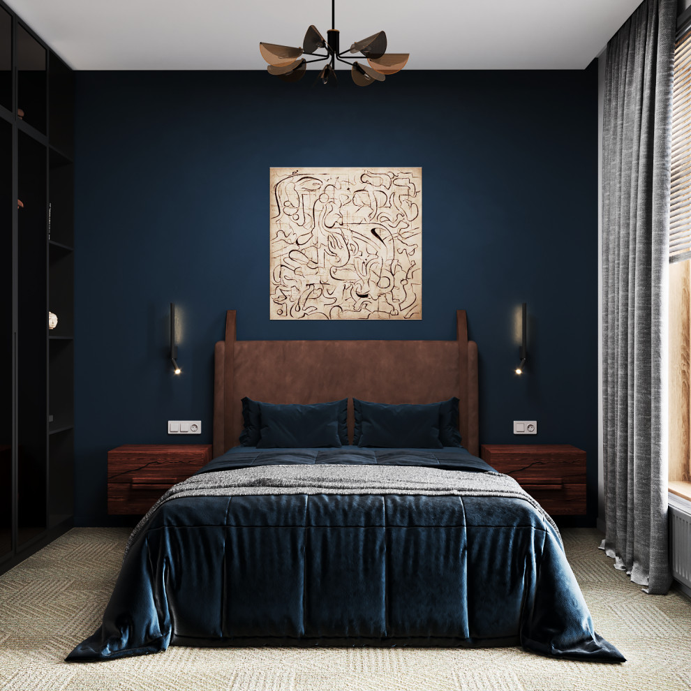 Квартира в темных тонах