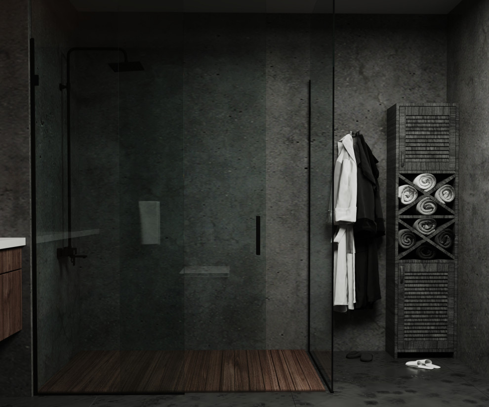 3д визуализация ванной комнаты