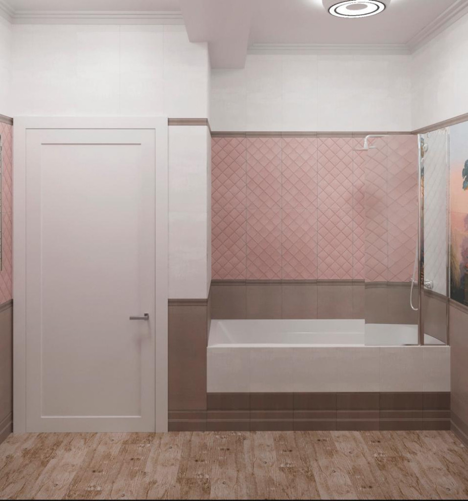 Дизайн проект квартиры общей площадью 87 м2 в стиле "Эклектика"