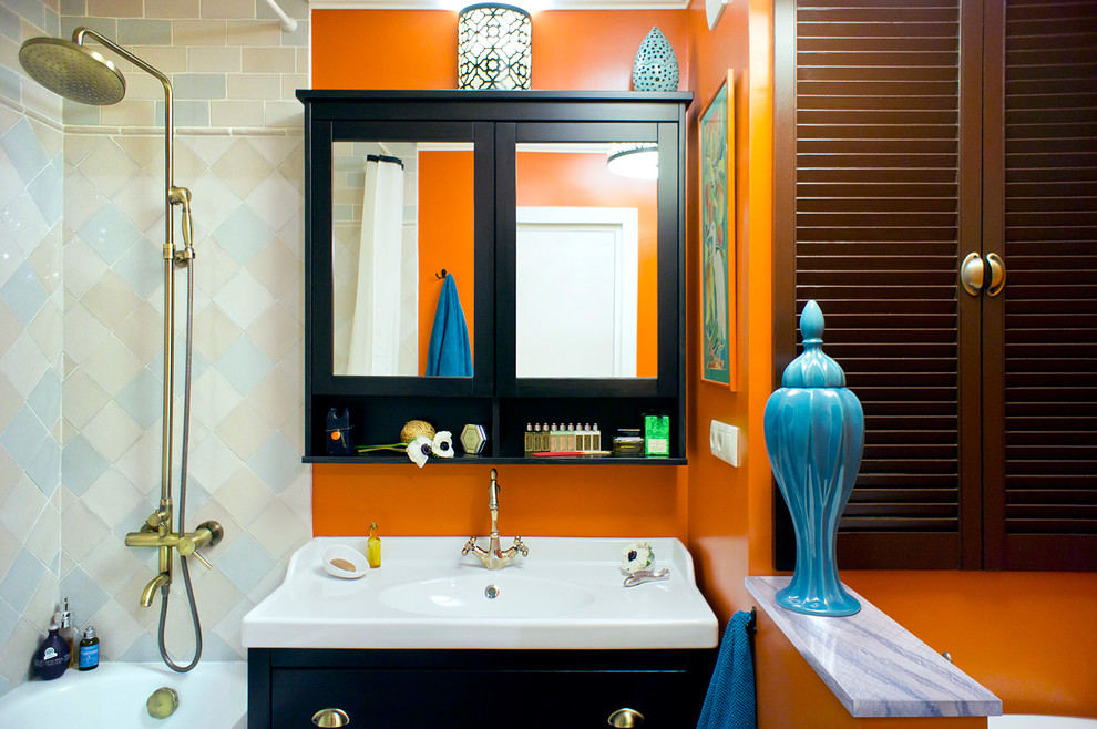 Обложка проекта: Яркий санузел