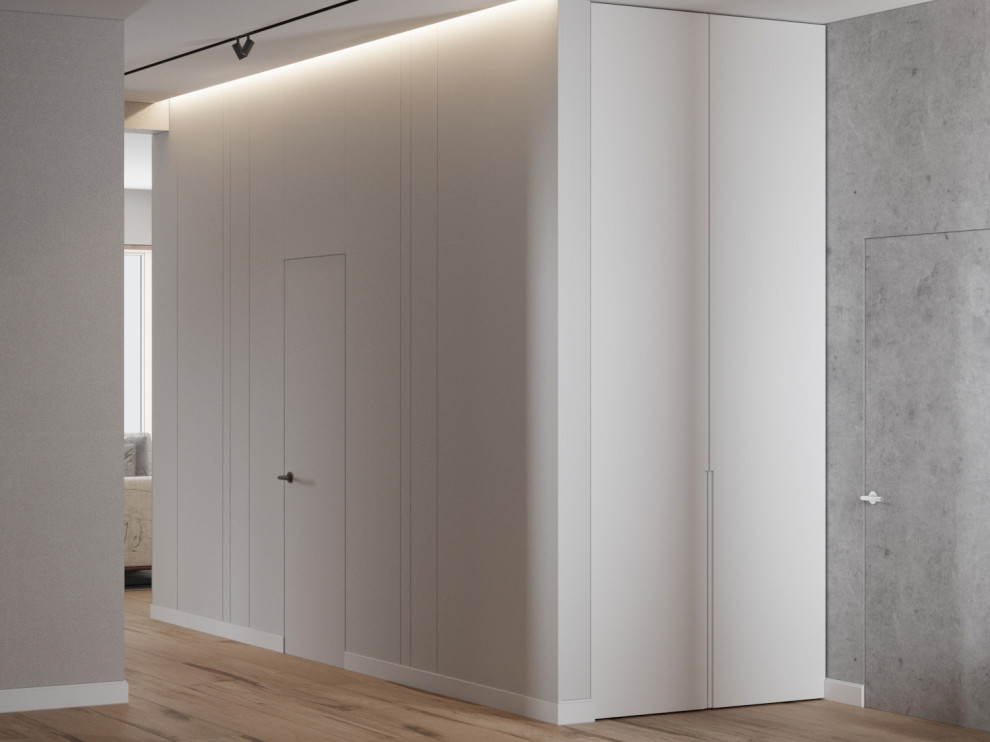 Гостиная, совмещенная с кухней