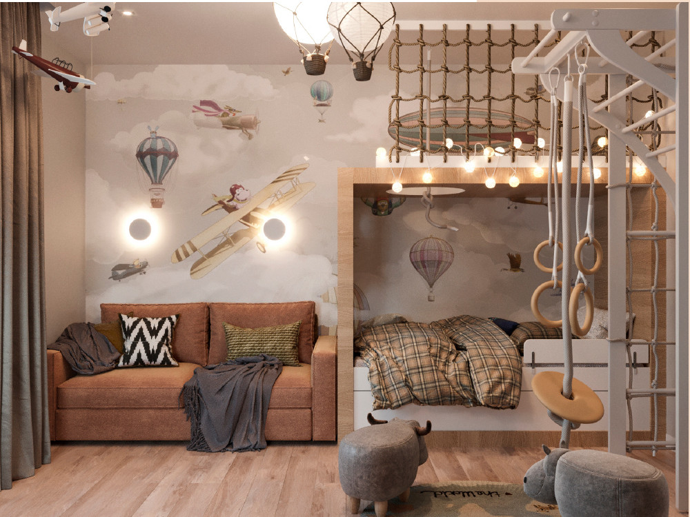 Обложка проекта: Детская для маленького мальчика